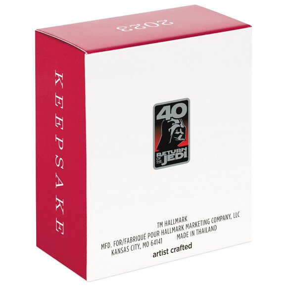 New! Star Wars Return of the Jedi Hallmark Keepsake Ornament 40th Anniversary - Picture 2 of 5